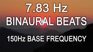 783Hz Schumann Earth Resonance 8 Hours Theta Binaural Beats 150Hz Base Frequency [upl. by Gretta]