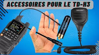 Accessoires pour le TIDRADIO TDH3  Antennes et micro HP [upl. by Haya]