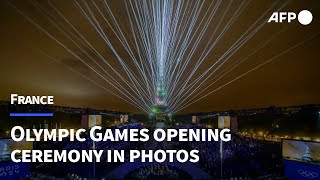 The opening ceremony of the Paris 2024 Olympic Games in photos  AFP [upl. by Galen]