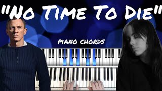 How To Play quotNo Time To Diequot  Piano Chords  Billie Eilish [upl. by Daveta]