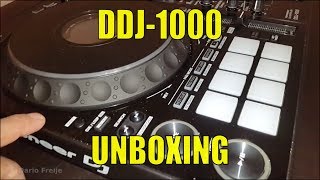 Pioneer DDJ 1000 Unboxing y Primeras Impresiones vs DDJSX [upl. by Idur]