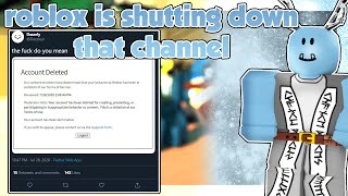 Roblox is SHUTTING down Dazzles channel [upl. by Mundford]