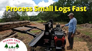 Halverson HWP100TR  The Perfect Small Log Processor [upl. by Nyved216]