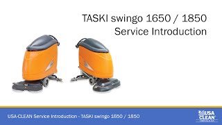 TASKI swingo 1650 amp 1850 Service Introduction Video [upl. by Kecaj273]