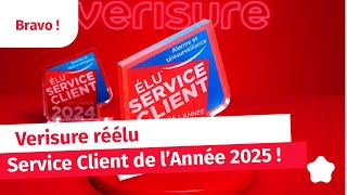 Verisure élu ServiceClient de lannée 2025  ESCDA [upl. by Ebonee]