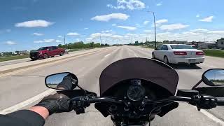 117 Harley Davidson Low Rider S Quick Little Perimeter Hwy Run 19 [upl. by Ymmat]