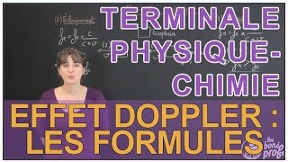 Effet Doppler  les formules  PhysiqueChimie  Terminale  Les Bons Profs [upl. by Powers]