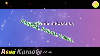 Skalar  Felicita karaoke  RemiKaraokecom [upl. by Shiverick]