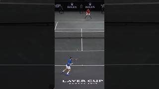 INCREDIBLE Federer and Kyrgios point 😱 [upl. by Annirtak596]