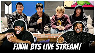 BTS quotLAST WEVERSE LIVEquot Reaction [upl. by Mariette]