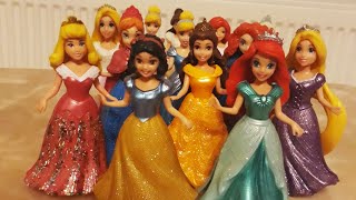 Relaxing Minutes Satisfying with Unboxing Charming Disney Princess Doll Set ASMR makeup [upl. by Eitirahc]