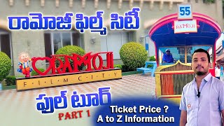 Ramoji Film City Hyderabad Full Tour Video Explained  రామోజీ ఫిల్మ్ సిటీ  ramojifilmcity [upl. by Arval]