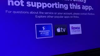 Redbox is not supporting go on Fonda go at home Apple TV or Roku channel [upl. by Navar462]