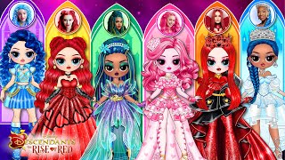 Descendants 4 Red Queen of Hearts Bridget amp Uliana Become Beautiful Princesses [upl. by Garlen691]