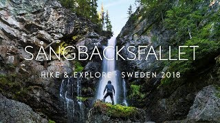 Sångbäcksfallet Vemdalen Nature in Sweden  GH5  4K [upl. by Atinyl]