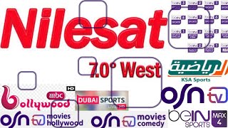 Nilesat 7W 3Feet Dish Full Setting And New Channels Update [upl. by Latterll]