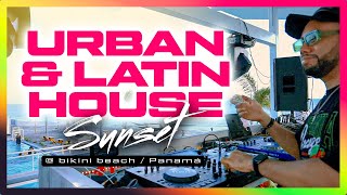 LATIN HOUSE DJ SET  JOE TAPIA AT BIKINI BEACH PANAMA [upl. by Yarrum216]