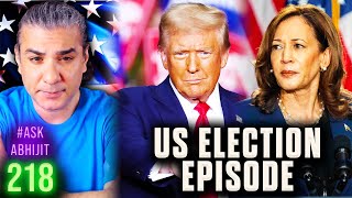 AskAbhijit 218 US Election Emergency Episode Trump Wins in Historic Landslide [upl. by Bushweller271]