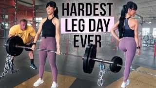 The Most Intense Leg Workout Ive Ever Done Ft The Mountain Dog [upl. by Cornia]