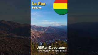 LA PAZ BOLIVIA Aerial View JBManCavecom Shorts [upl. by Earized]