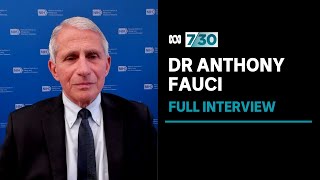 Dr Anthony Fauci discusses how the US is dealing with the Delta variant differently  730 [upl. by Constantin195]