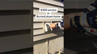 How to clean your dryer vent and replace the exterior vent cover diy dryerventcleaning hvac asmr [upl. by Ettinger]