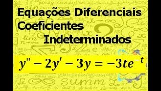 Equações Diferenciais Coeficientes Indeterminados EXERCÍCIO 01 [upl. by Sarette]