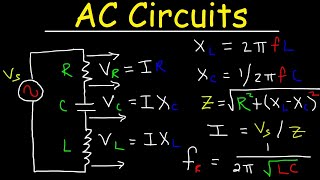 AC Circuits  Impedance amp Resonant Frequency [upl. by Nyliahs]