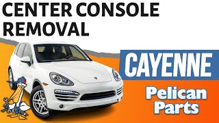 Porsche Cayenne 958 Center Console Removal 20112019 [upl. by Spiegleman202]