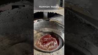 Melting Aluminum Into Gutter Hanger rain gutters gutter diygutters shorts youtubeshorts [upl. by Noruq555]