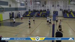 2A Boys OLMP vs StrathconaTweedsmuir  ASAA Volleyball Provincials 2019 [upl. by Goldshell]