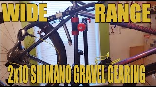 Wide Range 2x10 Gravel Gearing Experiment [upl. by Slotnick]