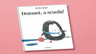 Domani a scuola 🏫 audiolibro per bambini letto a voce alta con animazioni e disegni [upl. by Terti]