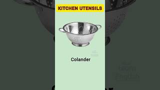 Kitchen vocabulary  pincers bowl grater wok [upl. by Andromeda379]