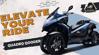 Elevate Your Ride with Quadro Qooder The Ultimate FourWheeled Scooter [upl. by Ilenna]