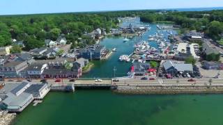 An Aerial Tour of Kennebunk and Kennebunkport Maine [upl. by Yeslek966]