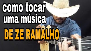 como tocar entre a serpente e a estrela de zé ramalho [upl. by Idelia803]