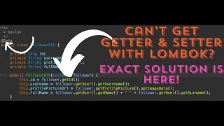 Lombok Not Generating GettersSetters Heres How to Solve It [upl. by Elleinnad754]