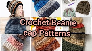 Latest Crochet Beanie Cap Hat Design Patterns crochet crochetdiy crochetaddict [upl. by Ackerman]