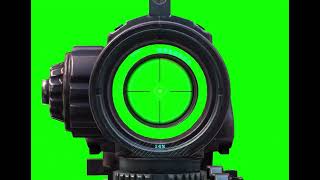 BGMI  SCOPE COMBINE EFFECTS GREEN SCREEN  6x Scope Green Screen pubgmobile [upl. by Elac]