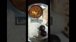 lunch thali food subscribe explore fypyoutube [upl. by Adiaros]