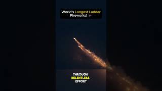 Worlds Longest Ladder Fireworks 🎆 [upl. by Krm]