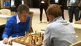 Michael Adams vs V Laznicka  Armageddon Chess Blitz [upl. by Seaman]