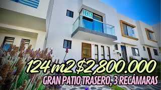 Casa en QUERÉTARO 124 m2 de TERRENO y 116 m2 de CONSTRUCCIÓN 3 recámarasZibatá [upl. by Htiekal]