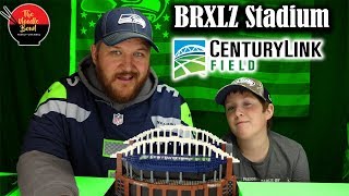 Brxlz NFL Stadium Centurylink Field Seattle Seahawks Time lapse Build and review [upl. by Nadnarb148]