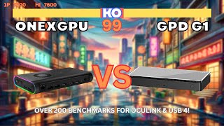 Ultimate Battle ONEXGPU vs GPD G1 eGPU docking stations [upl. by Ardnoek]