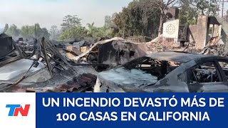 EEUU I Un devastador incendio amenaza a más de 11000 edificaciones en el sur de California [upl. by Pennington]