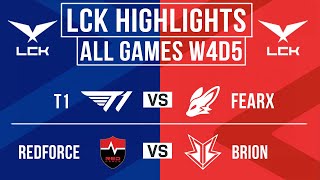 LCK Highlights ALL GAMES Week 4 Day 5  LCK Spring 2024 [upl. by Hailahk]