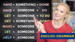 Causative Verbs  HAVE GET MAKE LET HELP  English Grammar Lesson  Free PDF amp Quiz [upl. by Corin]