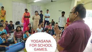 Preparation for 2024 State School Games Yogasana Practice under Bankura School Sports Council [upl. by Suilenrac578]